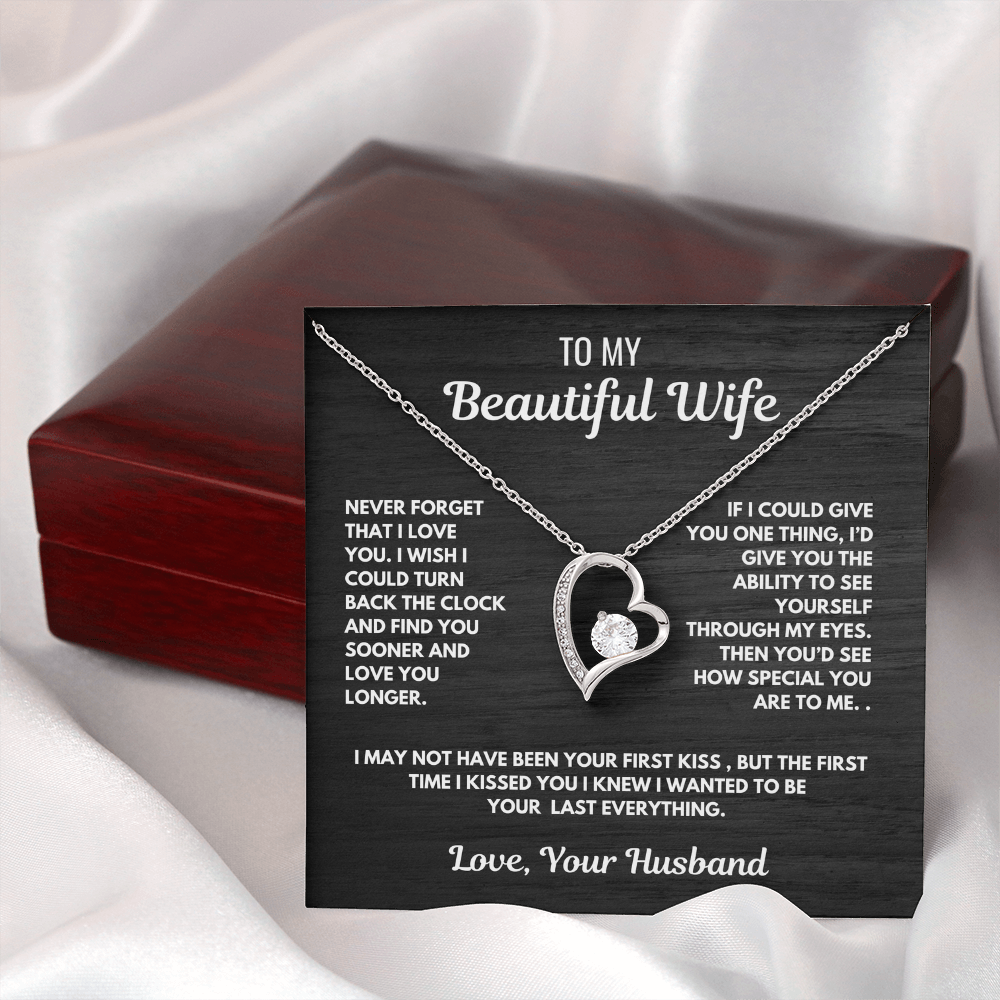 Forever Love Heart Necklace-for your beautiful wife