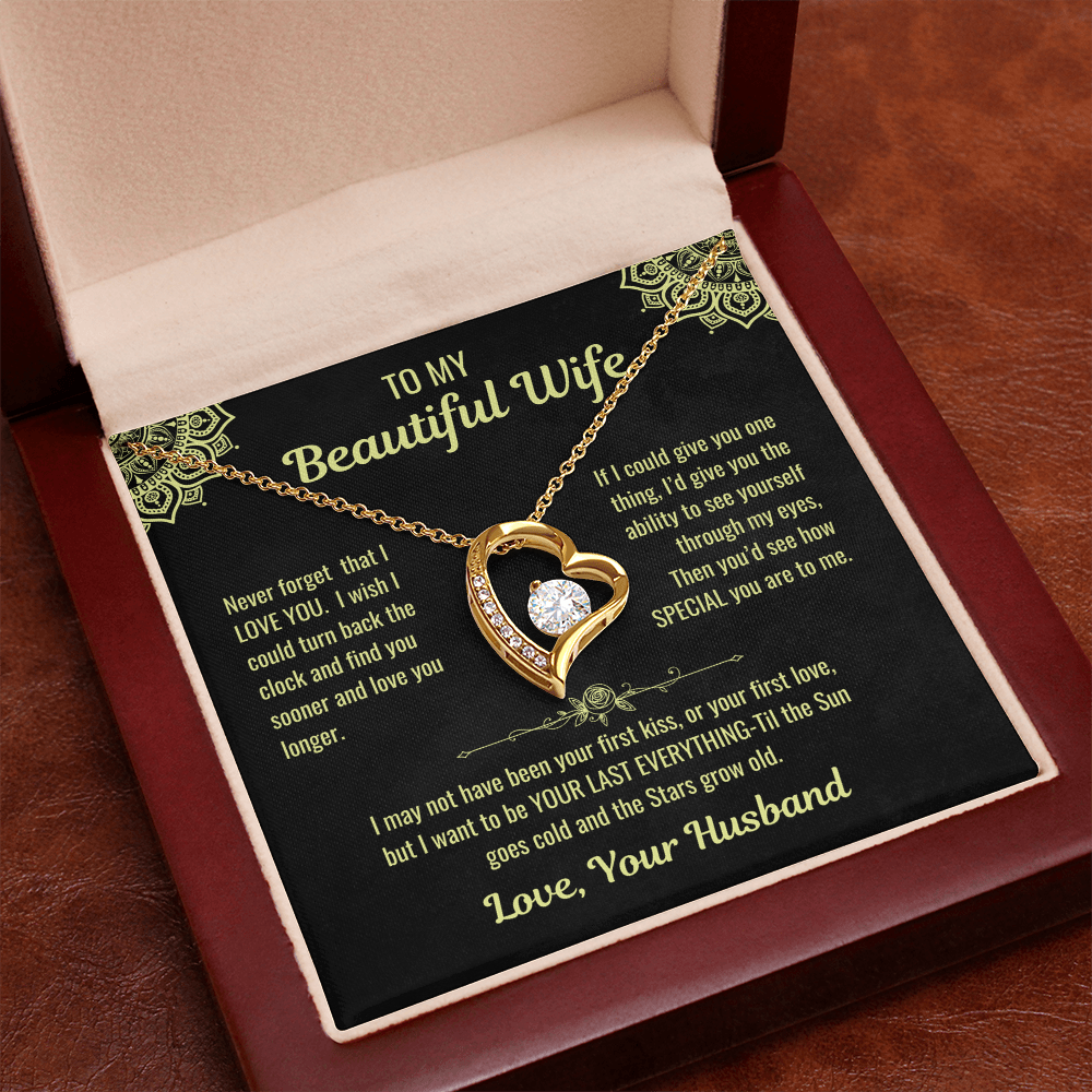 Forever Love Heart Necklace for your Beautiful Wife