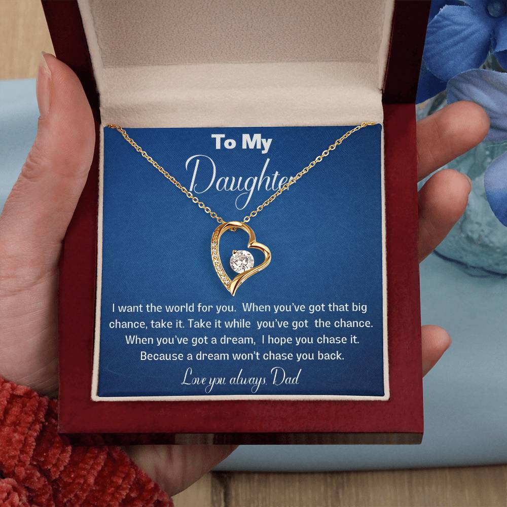 Heart necklace for your Daughter- beautiful gift