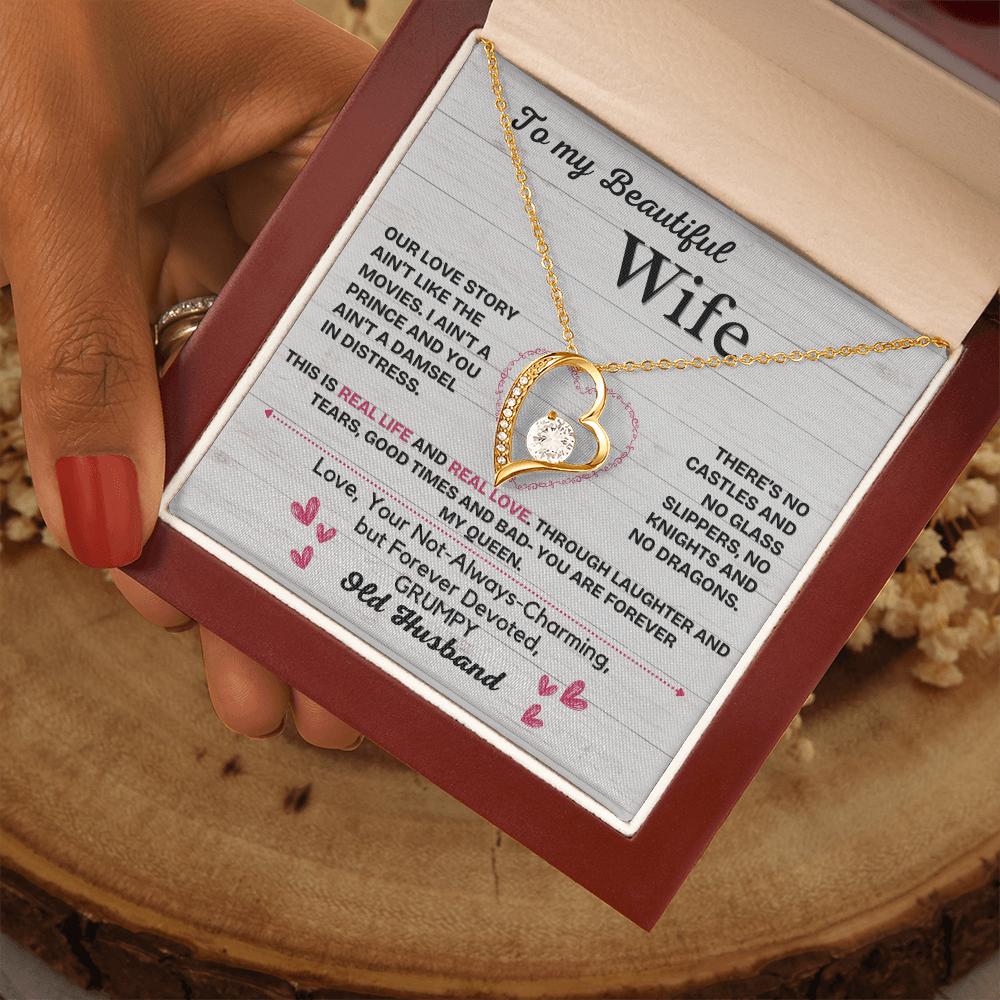 Forever Love necklace for Your Queen-Real Love is not a fairytale