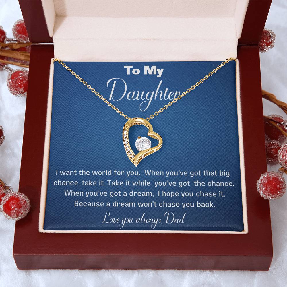 Heart necklace for your Daughter- beautiful gift