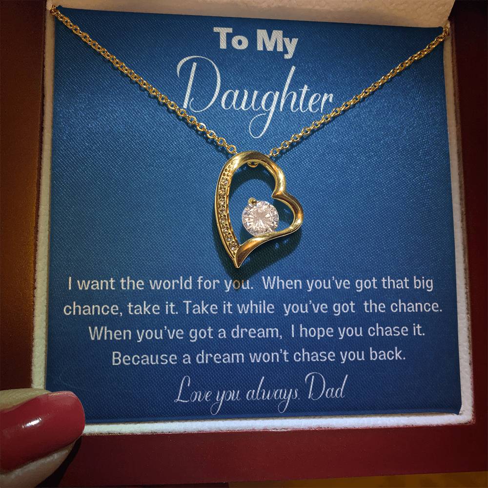 Heart necklace for your Daughter- beautiful gift