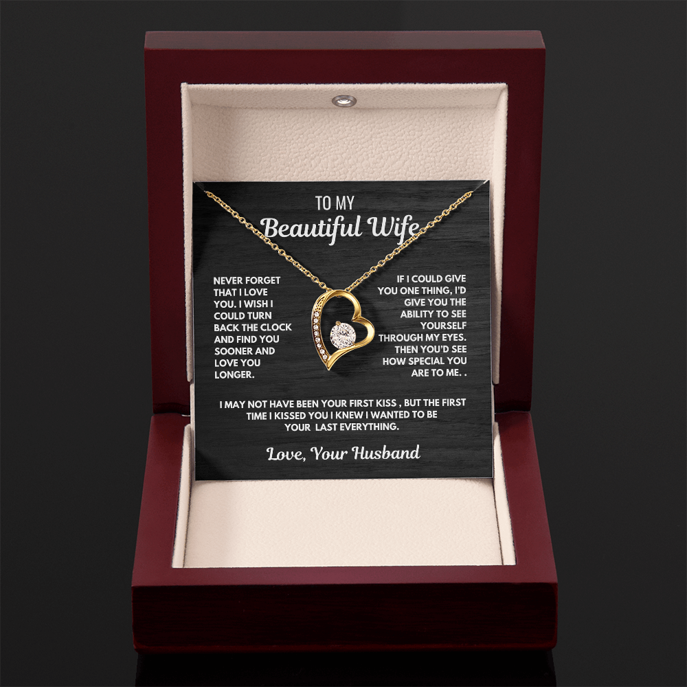 Forever Love Heart Necklace-for your beautiful wife