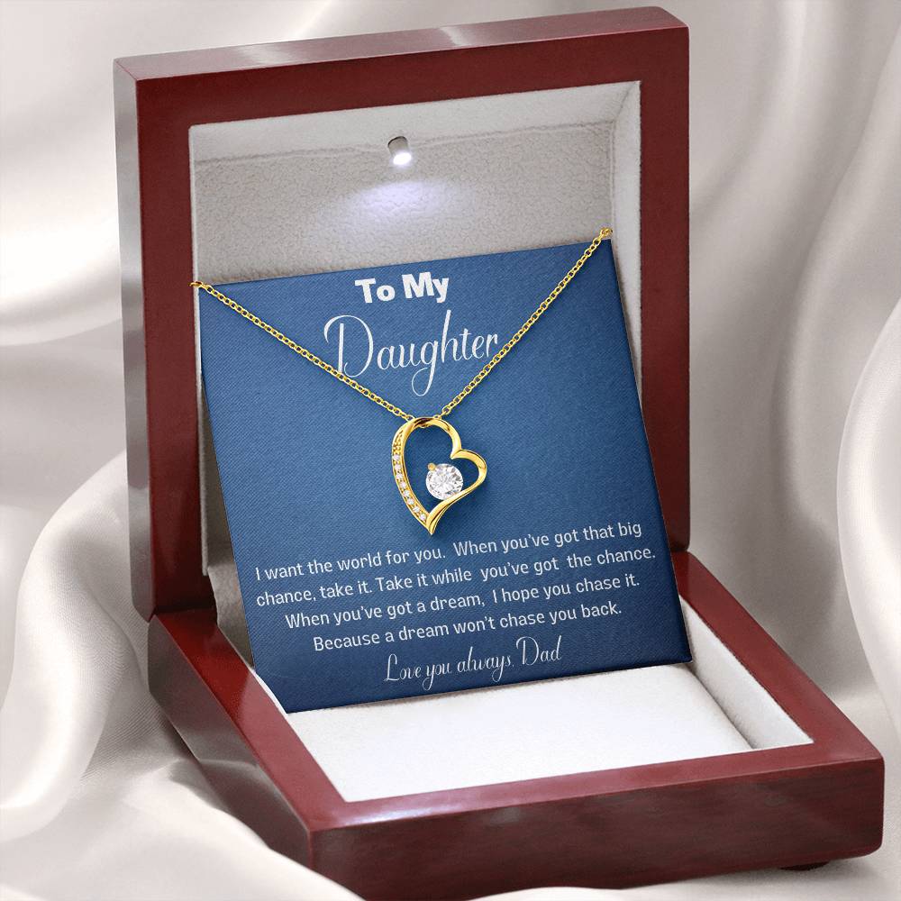 Heart necklace for your Daughter- beautiful gift