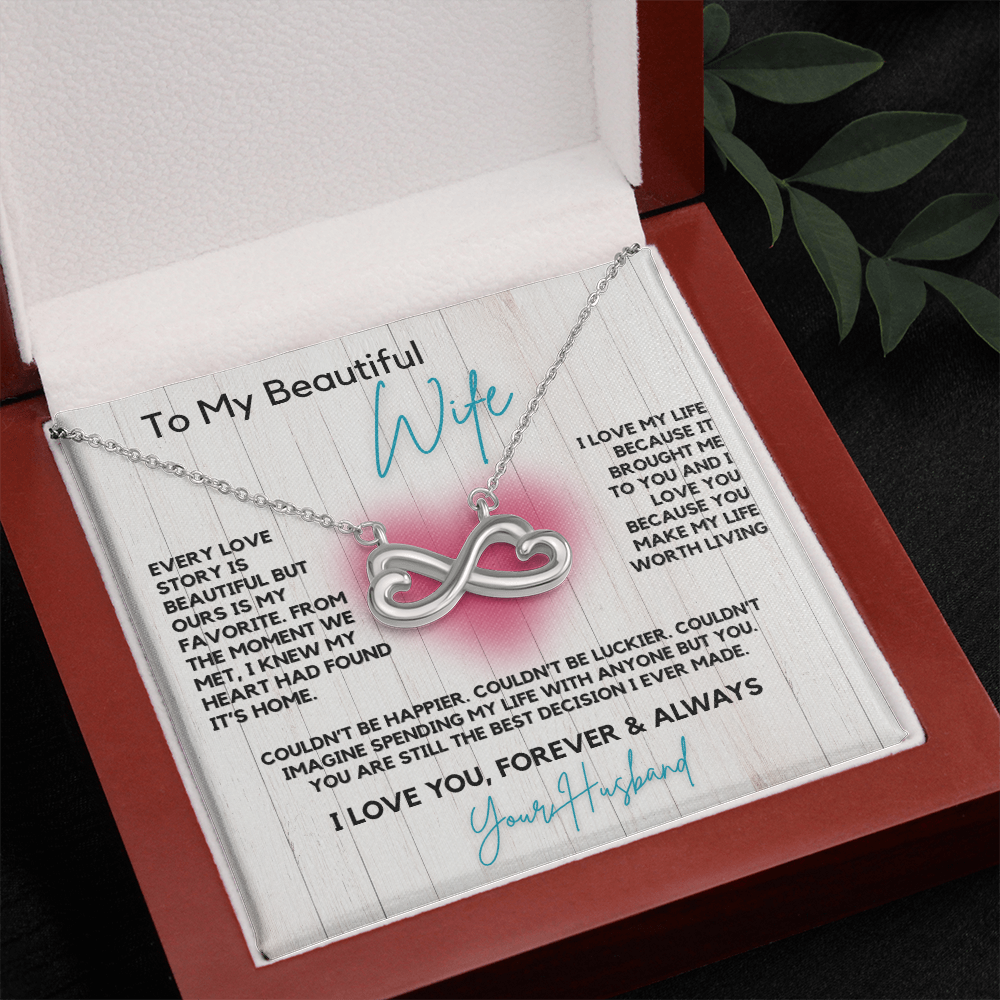 Endless Love Infinity Double Heart Necklace- Celebrate Your Unique Love Story