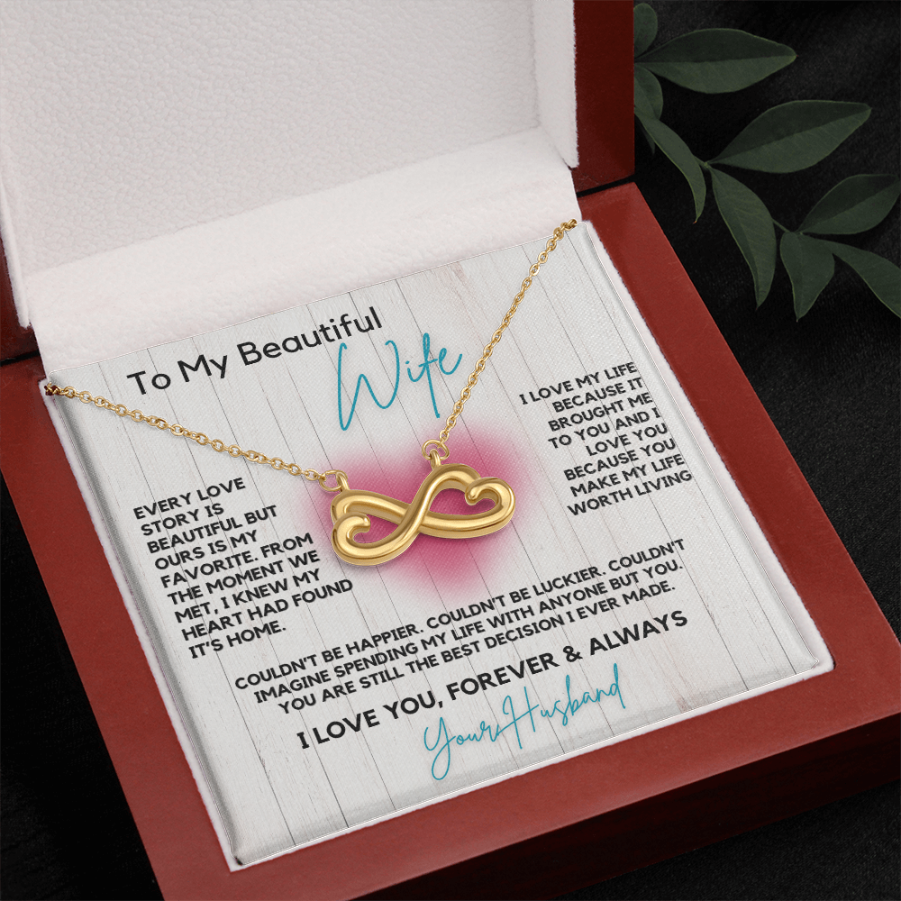 Endless Love Infinity Double Heart Necklace- Celebrate Your Unique Love Story
