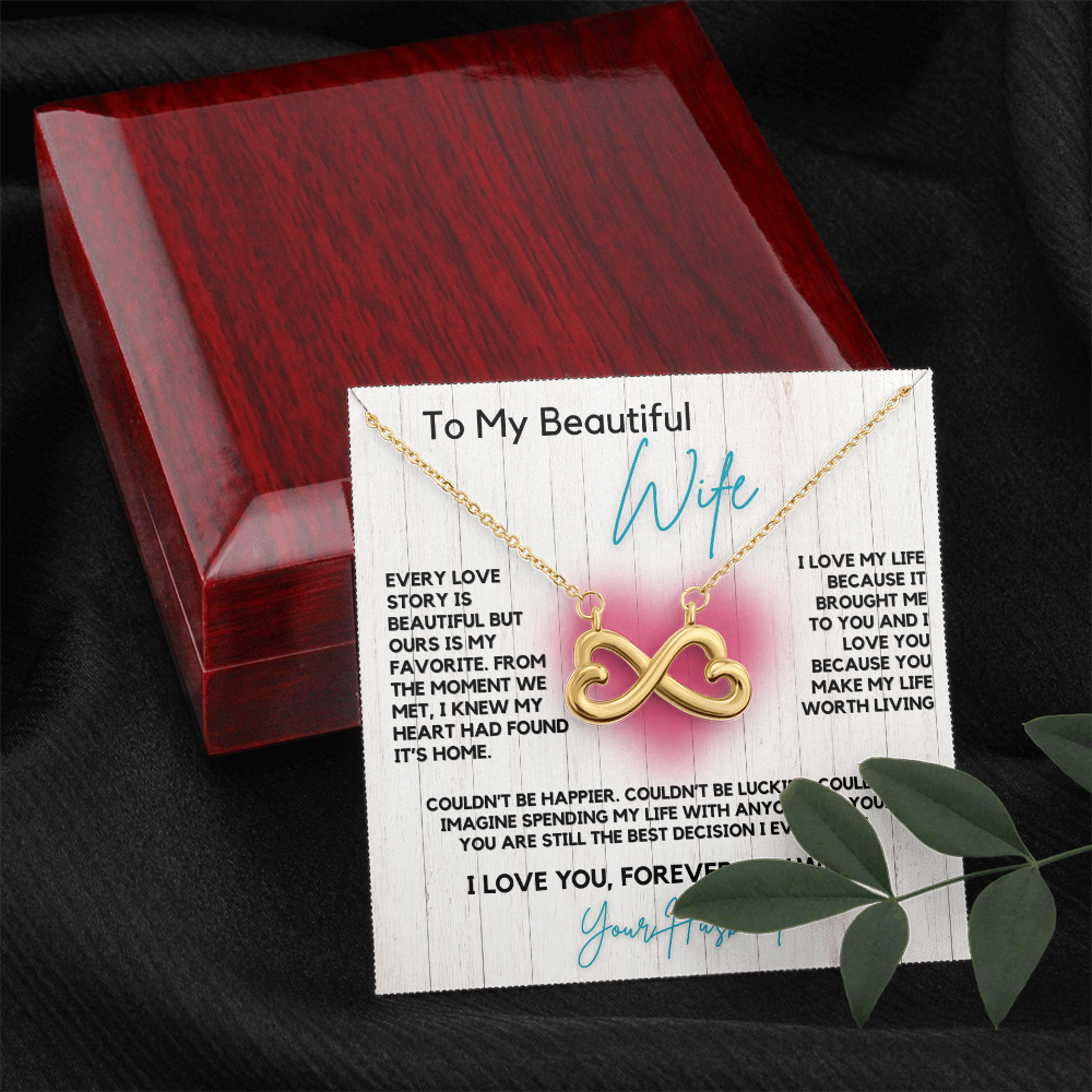Endless Love Infinity Double Heart Necklace- Celebrate Your Unique Love Story