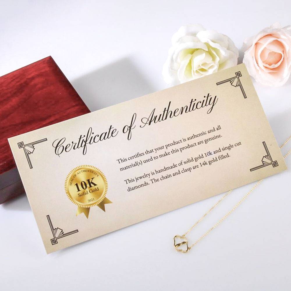 Diamond and yellow gold Infinitely Connected Hearts Pendant- A stunning way to show your wife how much you love her