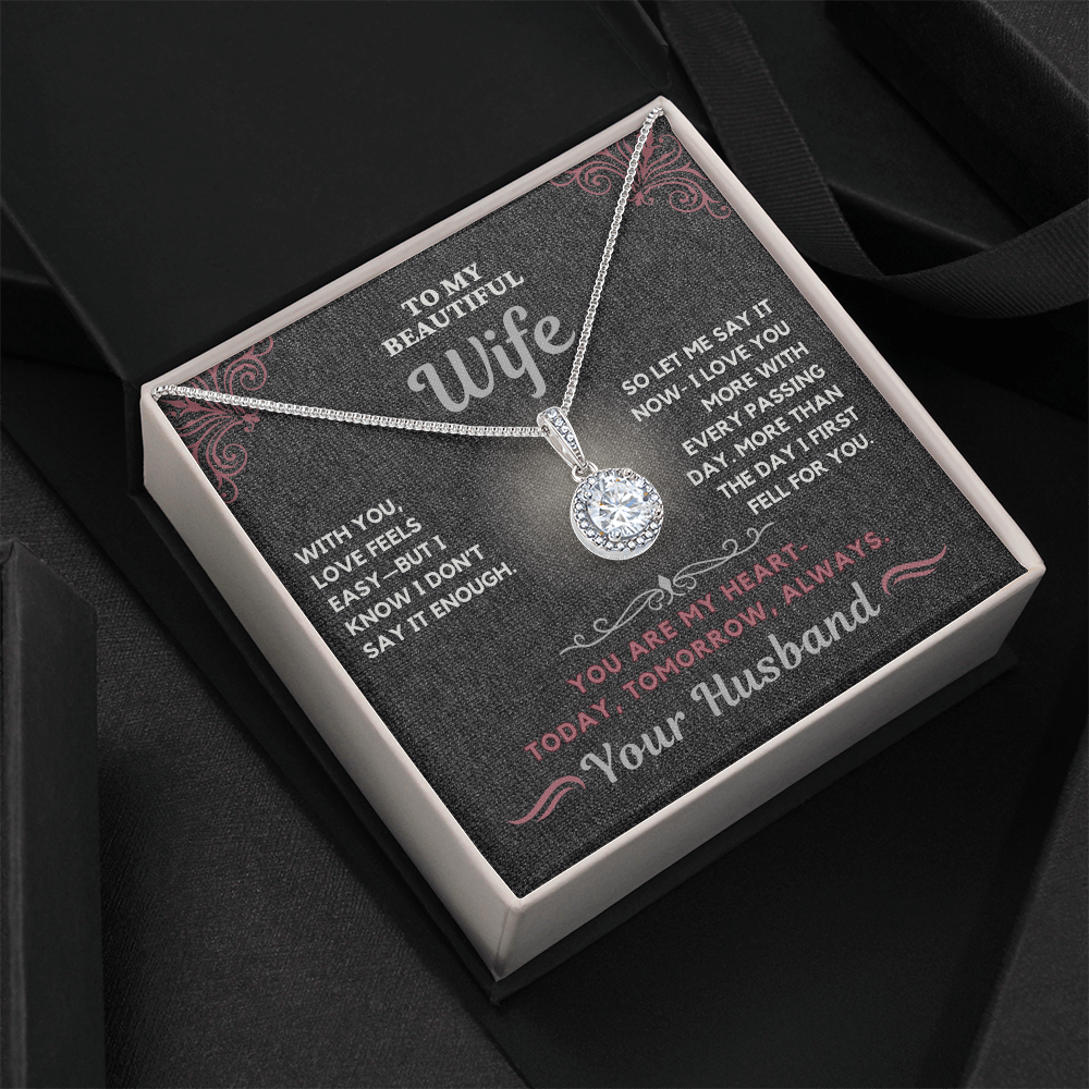 Stunning Solitaire Necklace for the one you love so much-Remind her how much you love her