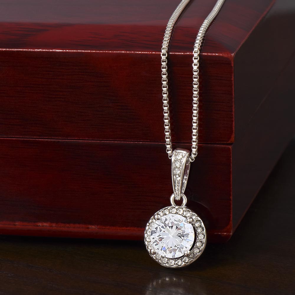 Stunning Solitaire Necklace for the one you love so much-Remind her how much you love her