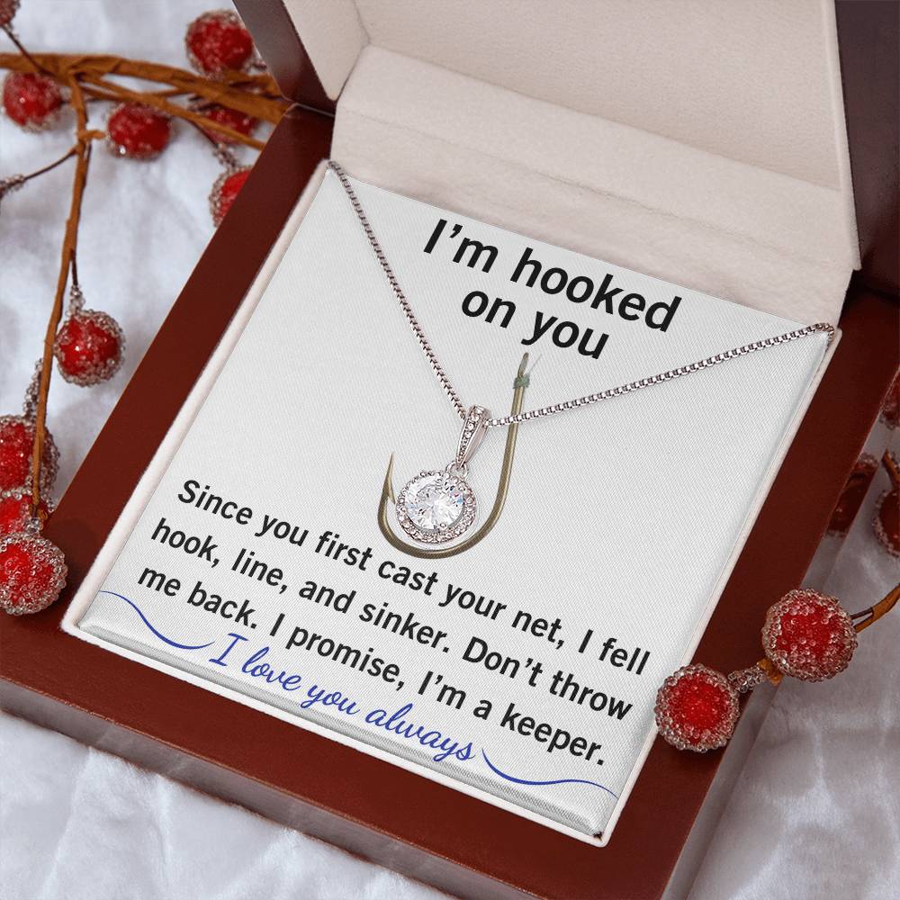 "Eternal Hope" necklace - for the one you're 'hooked on'!
