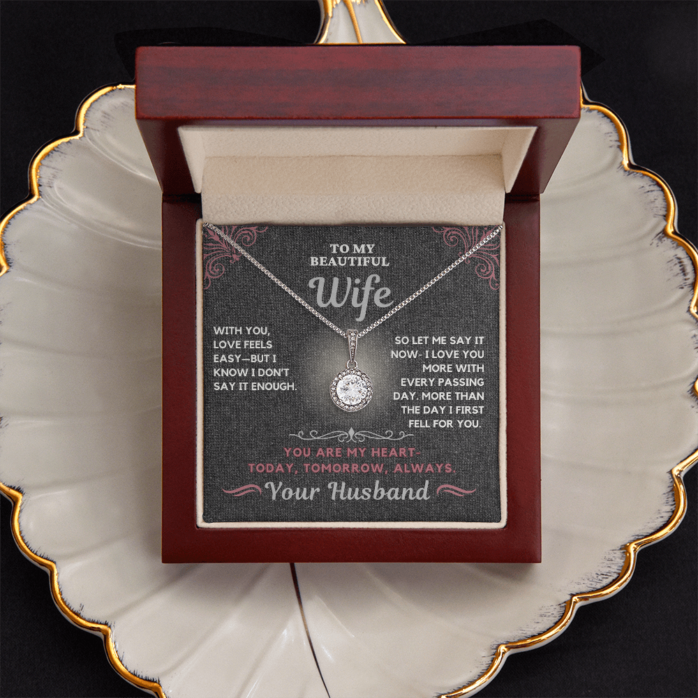 Stunning Solitaire Necklace for the one you love so much-Remind her how much you love her