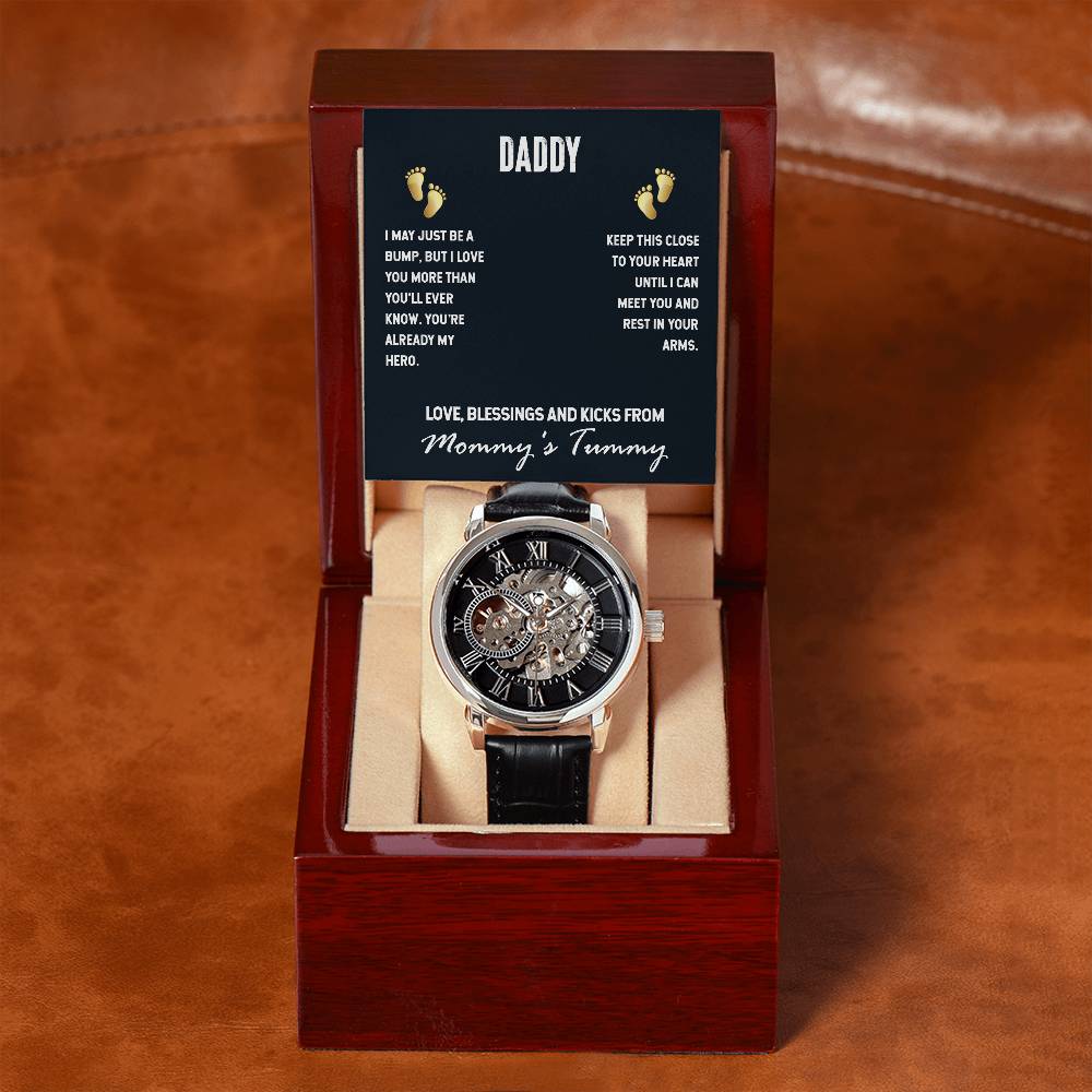 Men's Openwork Watch For Dad + MC