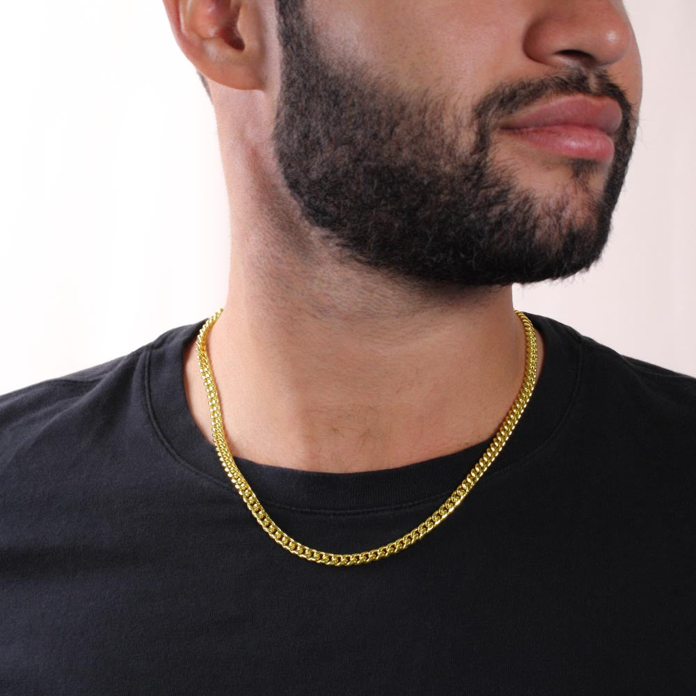 Promise Necklace for that special man in your life-Let him know you will always be there