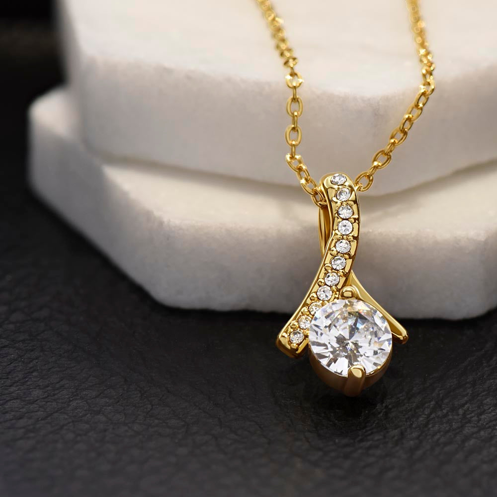 Daughter-in-law Necklace - A blessing to our family-The Perfect Girl message card