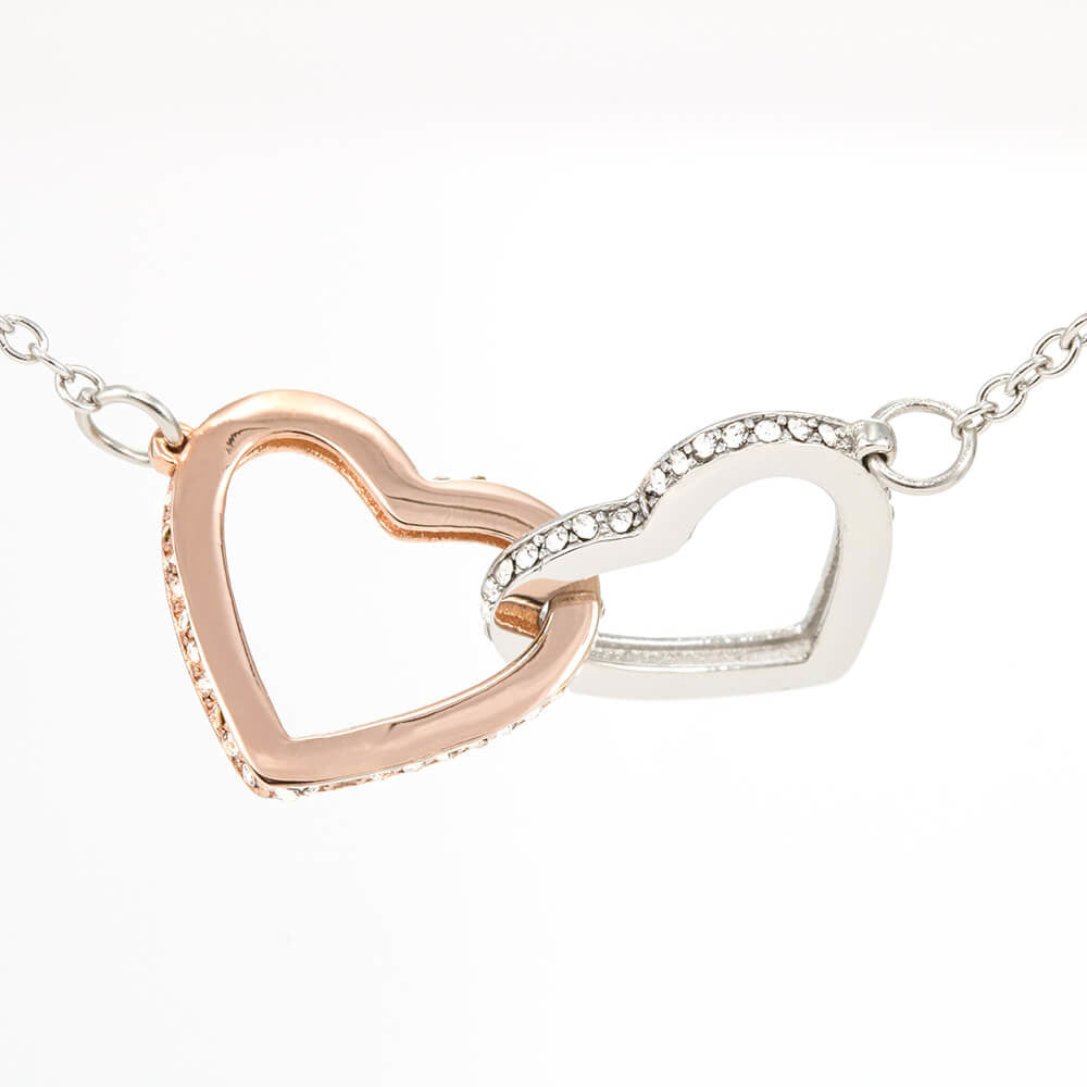 Forever Together Interlinked Hearts Necklace-Tell her you love her more today than yesterday