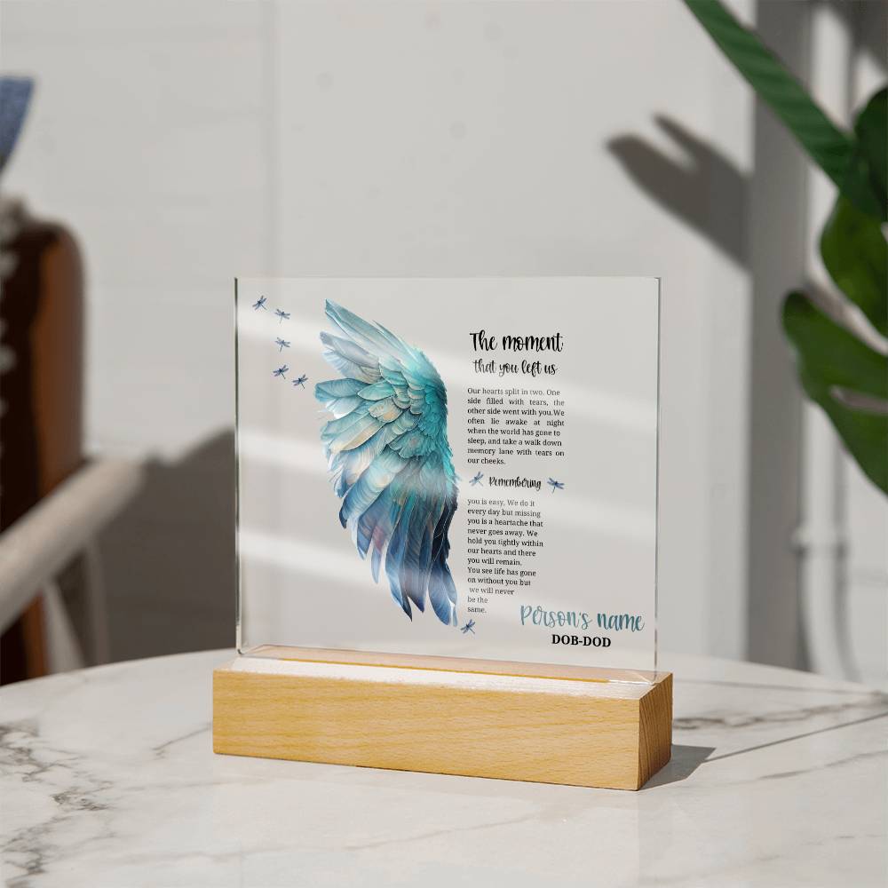 Remember your Cherished Angel: beautiful personalized memorial for a lost child, gone but never forgotten.