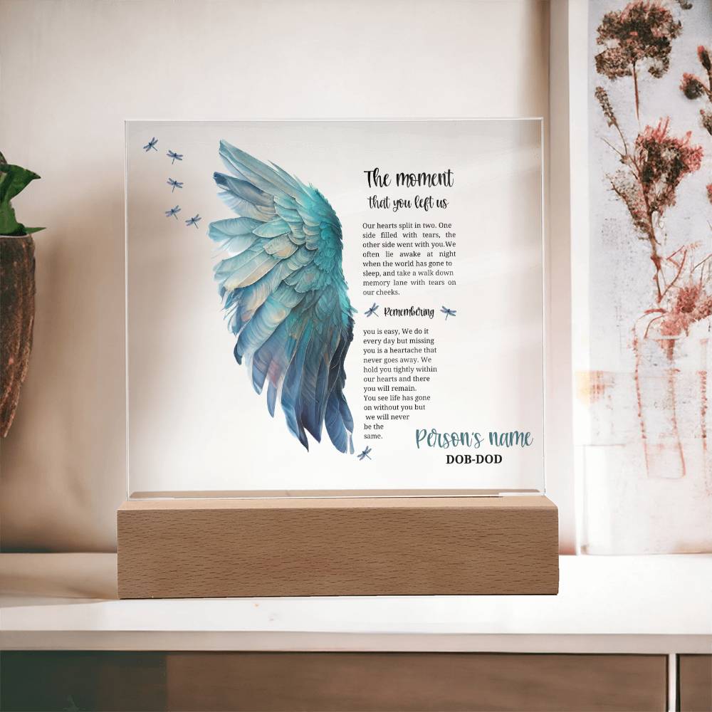 Remember your Cherished Angel: beautiful personalized memorial for a lost child, gone but never forgotten.