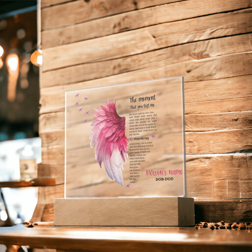 Remember your Cherished Angel: beautiful personalized memorial for a lost child, gone but never forgotten.