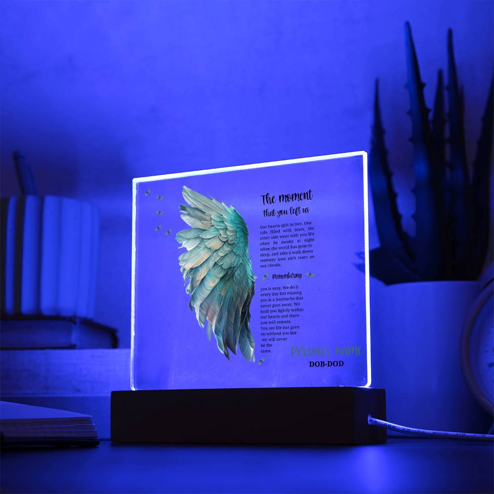 Remember your Cherished Angel: beautiful personalized memorial for a lost child, gone but never forgotten.
