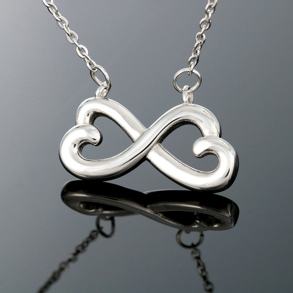 Endless Love Infinity Double Heart Necklace- Celebrate Your Unique Love Story
