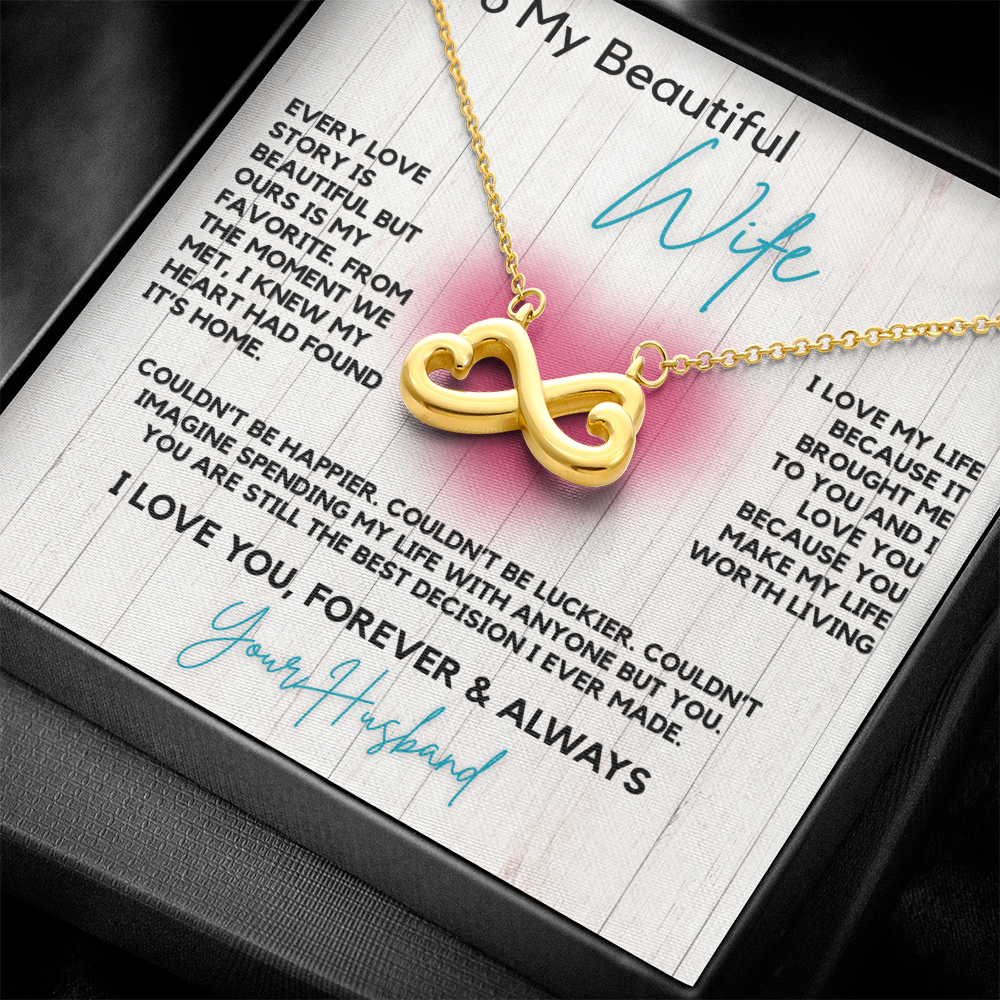 Endless Love Infinity Double Heart Necklace- Celebrate Your Unique Love Story