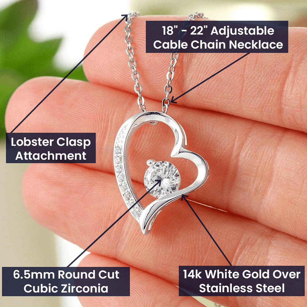Heart necklace for your Daughter- beautiful gift