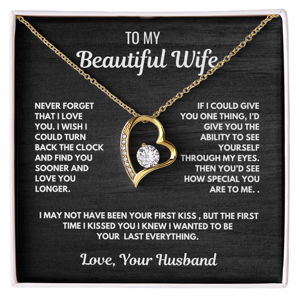 Forever Love Heart Necklace-for your beautiful wife