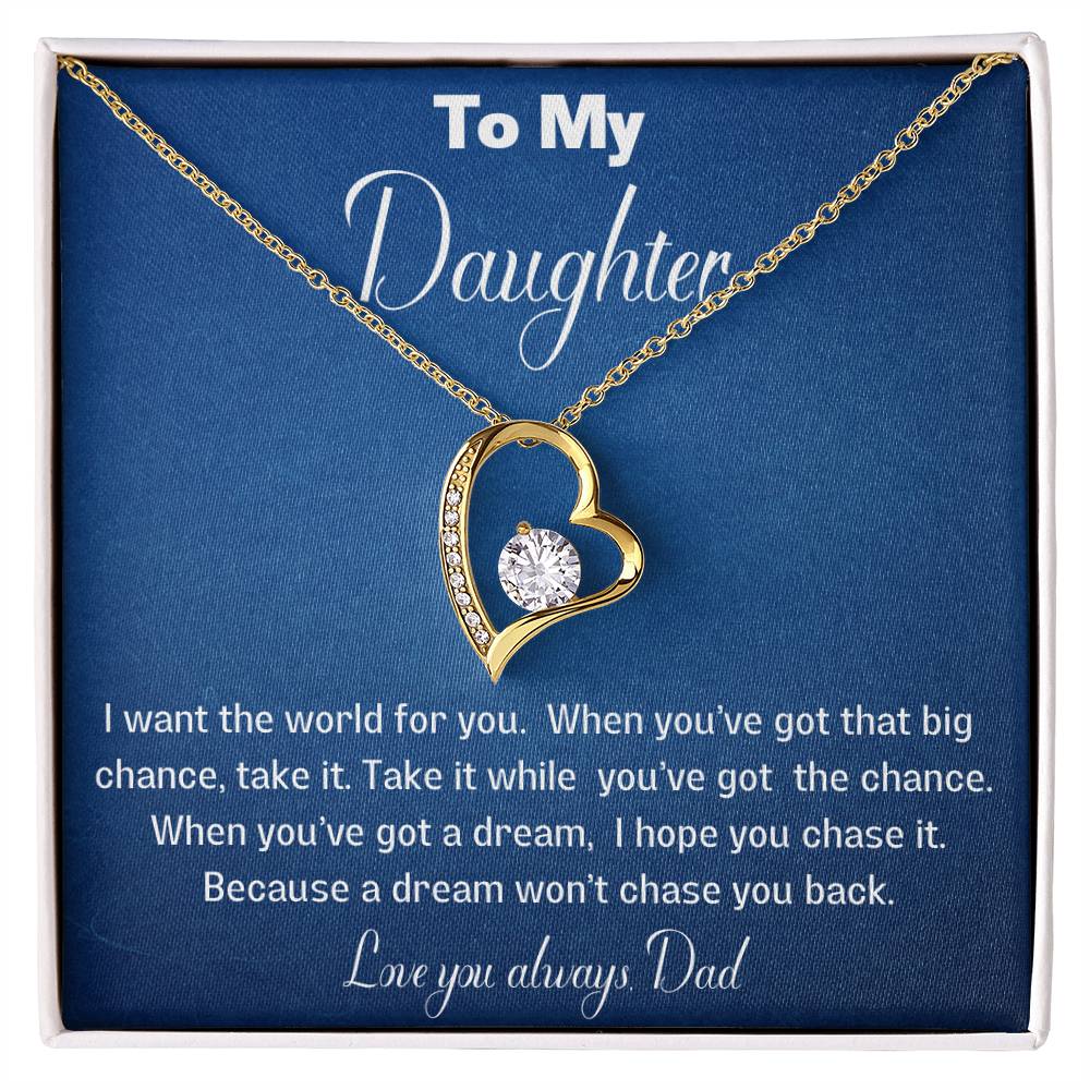 Heart necklace for your Daughter- beautiful gift