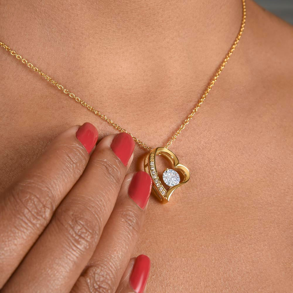 FOREVER LOVE necklace for Your Wife-She is the greatest gift.