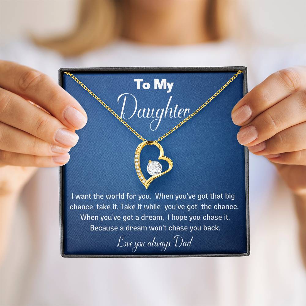 Heart necklace for your Daughter- beautiful gift