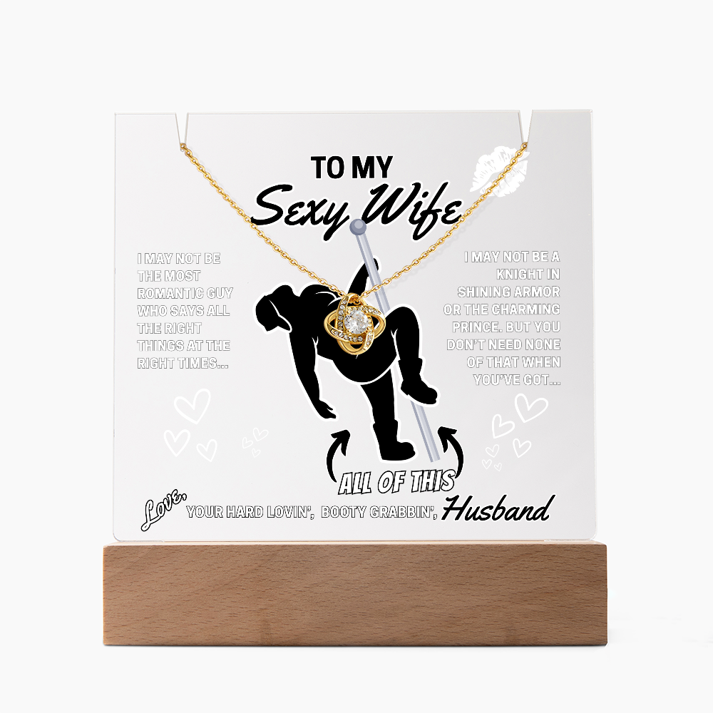 Love Knot Necklace for your wife- She didn't get the charming prince but...she gets all of YOU!