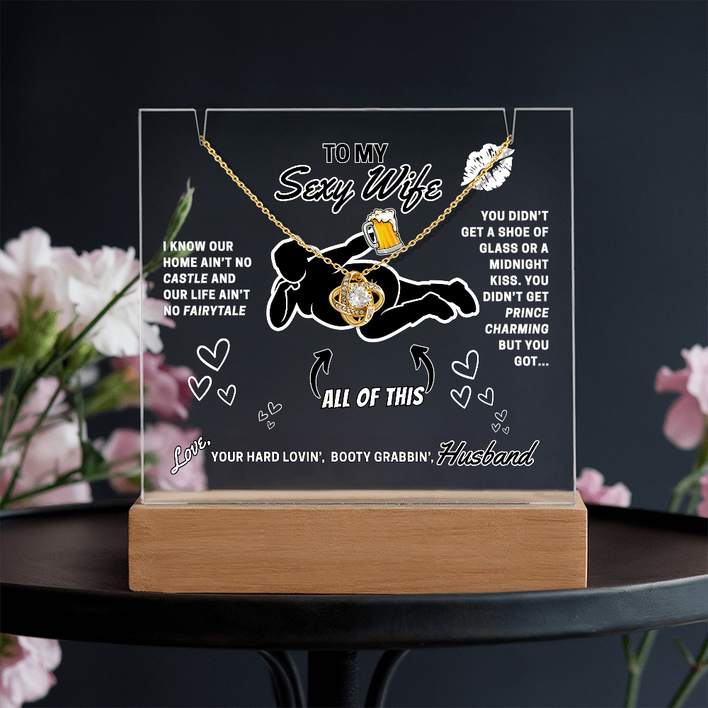 Love Knot Necklace for Your Sexy Wife!- She's so lucky to get ALL of you!