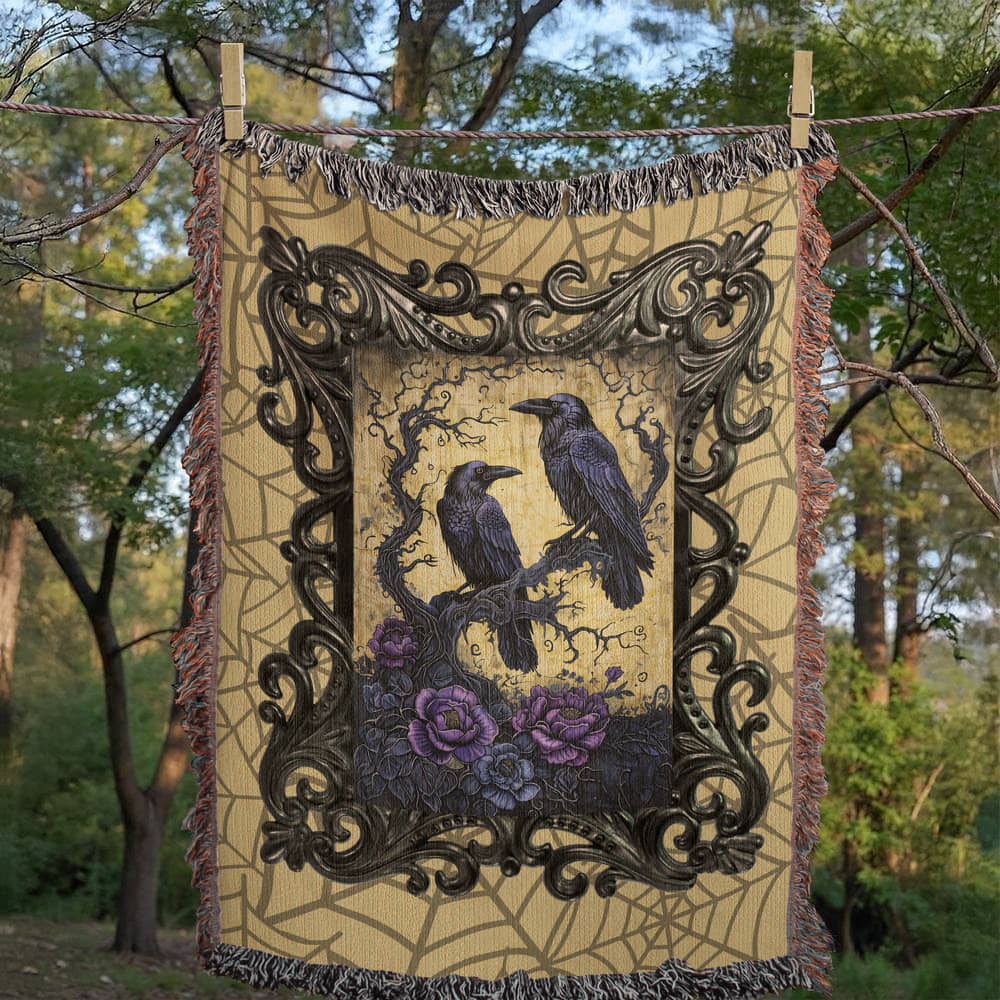 RAVEN WOVEN BLANKET