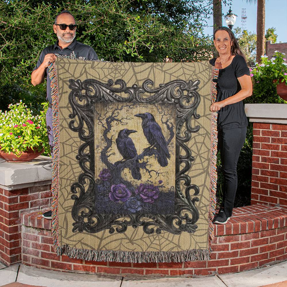 RAVEN WOVEN BLANKET