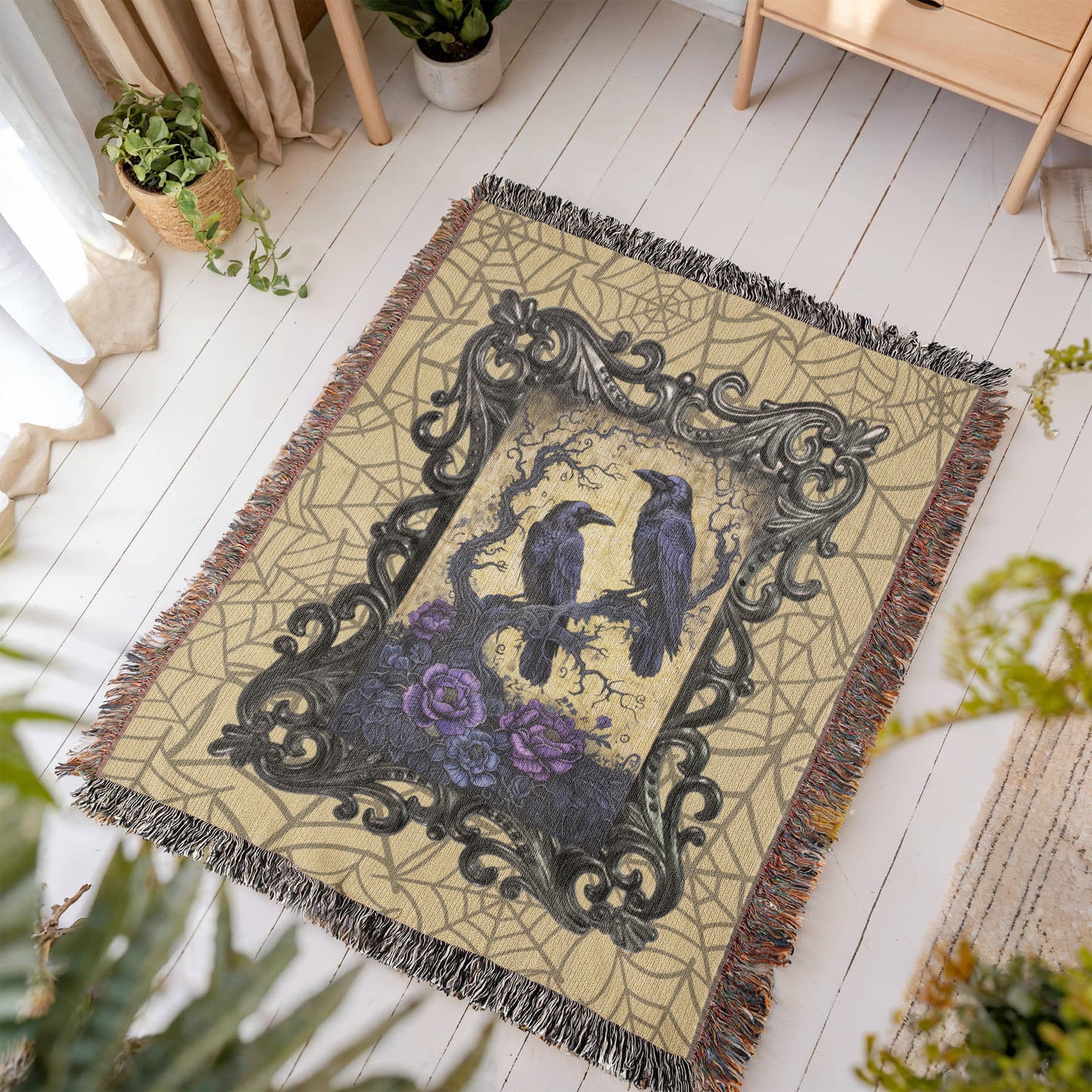 RAVEN WOVEN BLANKET
