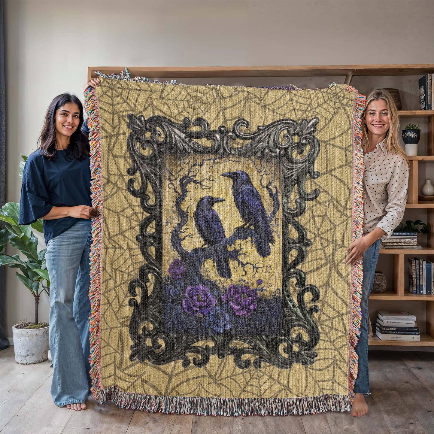 RAVEN WOVEN BLANKET