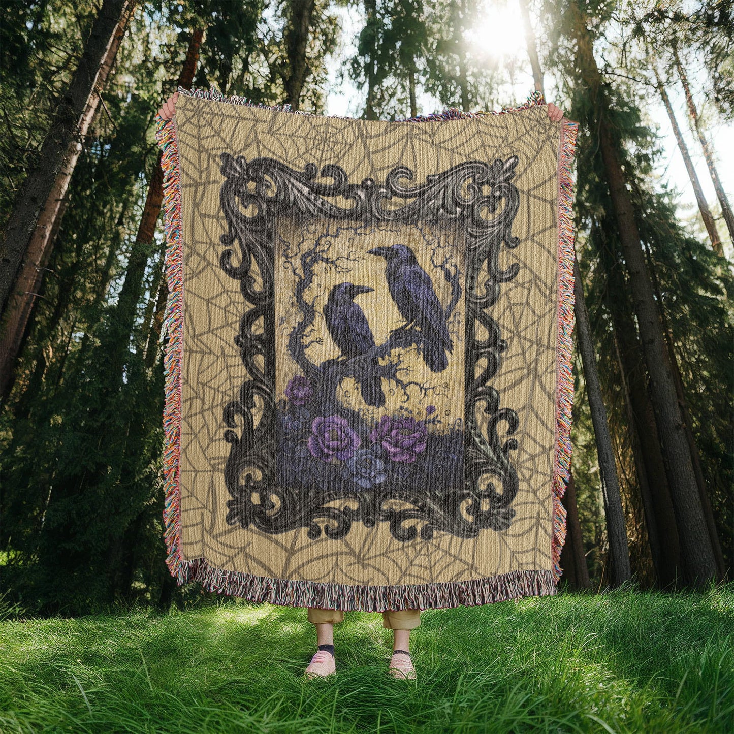RAVEN WOVEN BLANKET