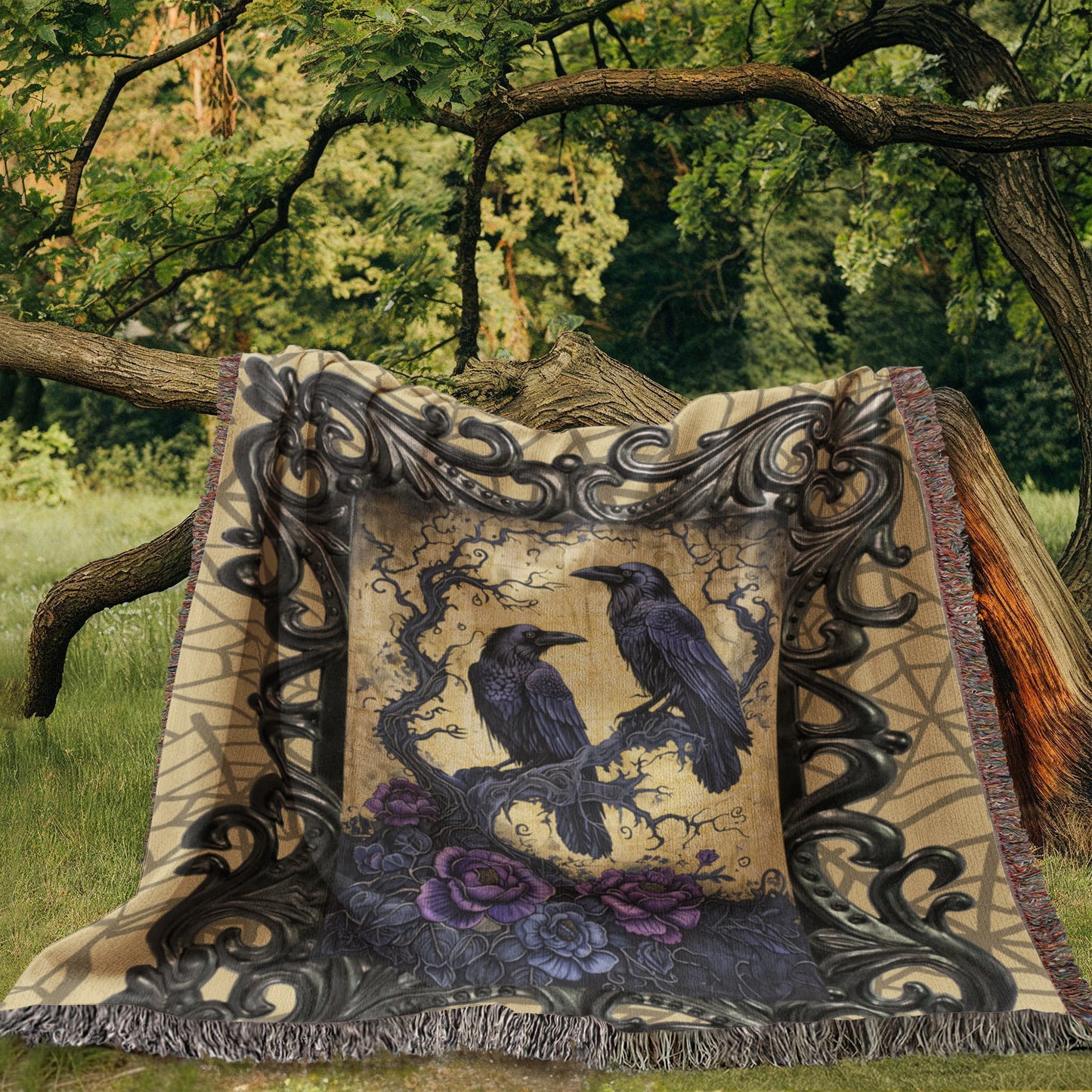 RAVEN WOVEN BLANKET