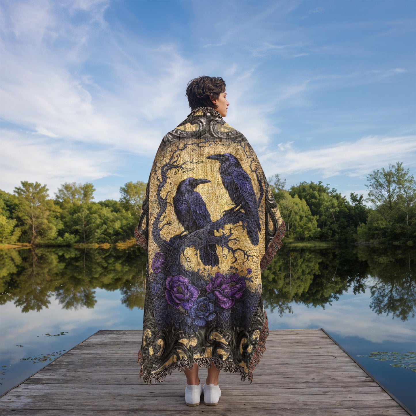 RAVEN WOVEN BLANKET