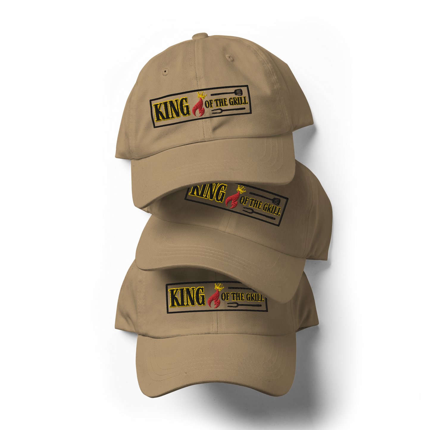 King of the Grill embroidered Dad hat