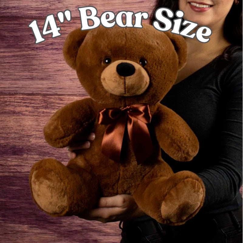 Proposal Bear-Personalized 'Will you marry me?' cute teddy with customized canvas proposal card