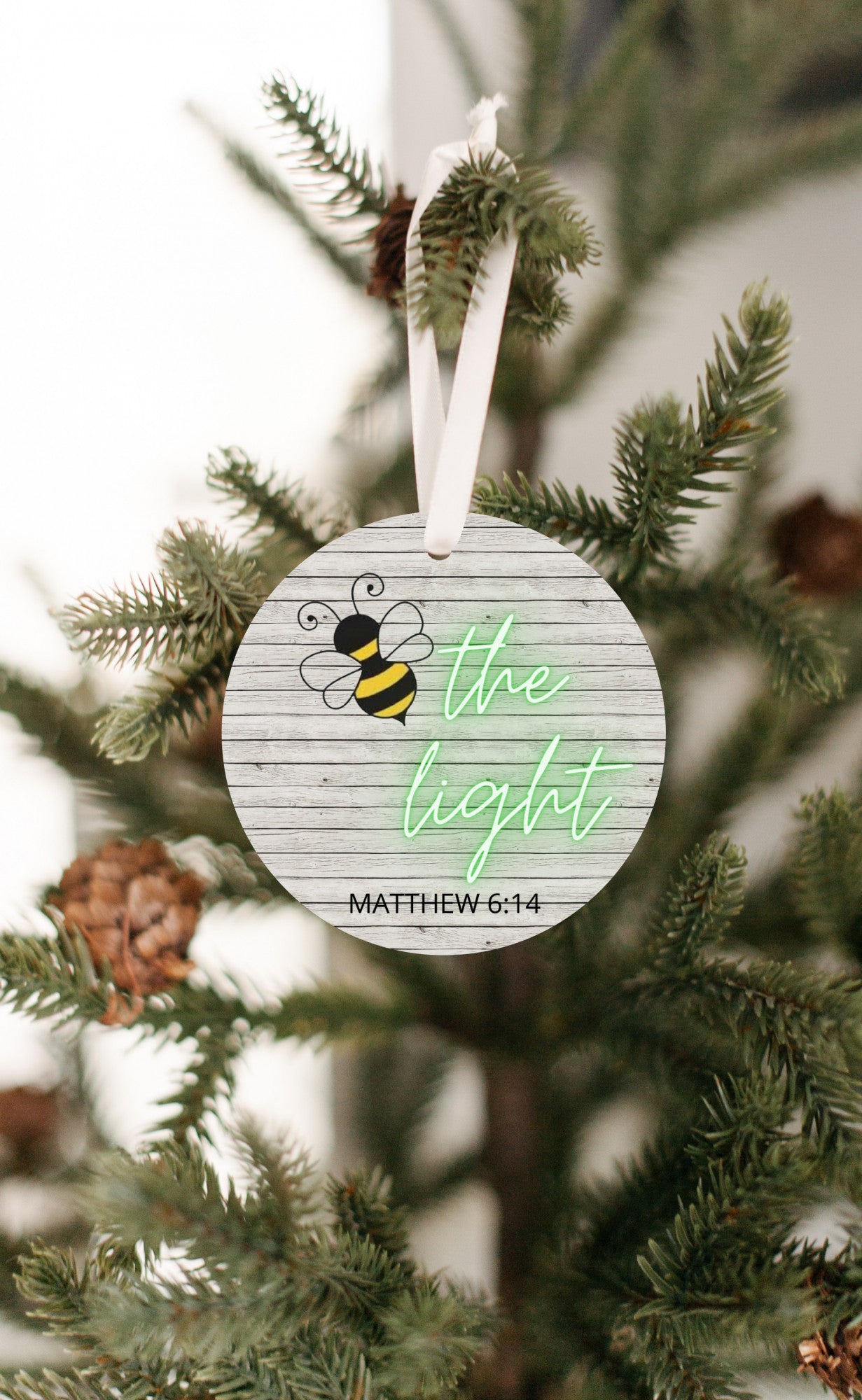 Bee the light ornament! A reminder to shine!