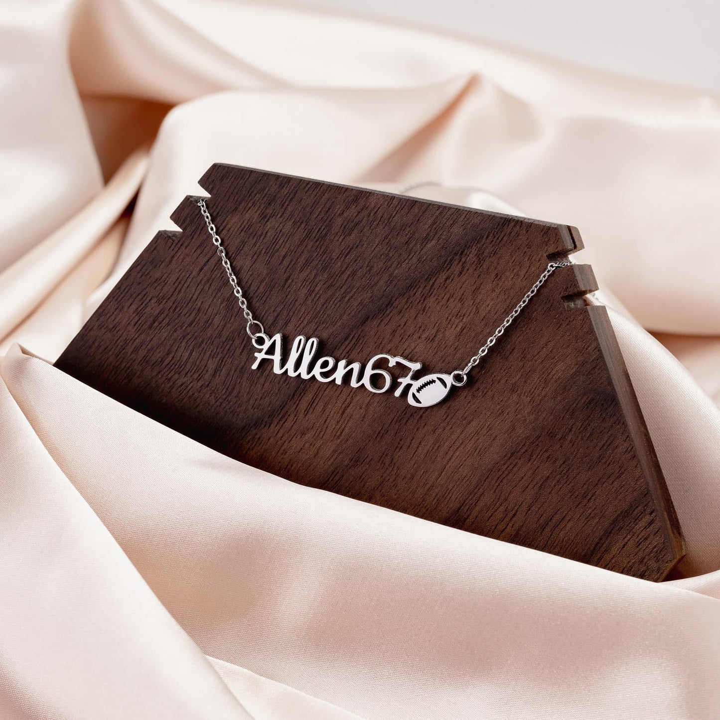 Football Mom personalized necklace-great gift!
