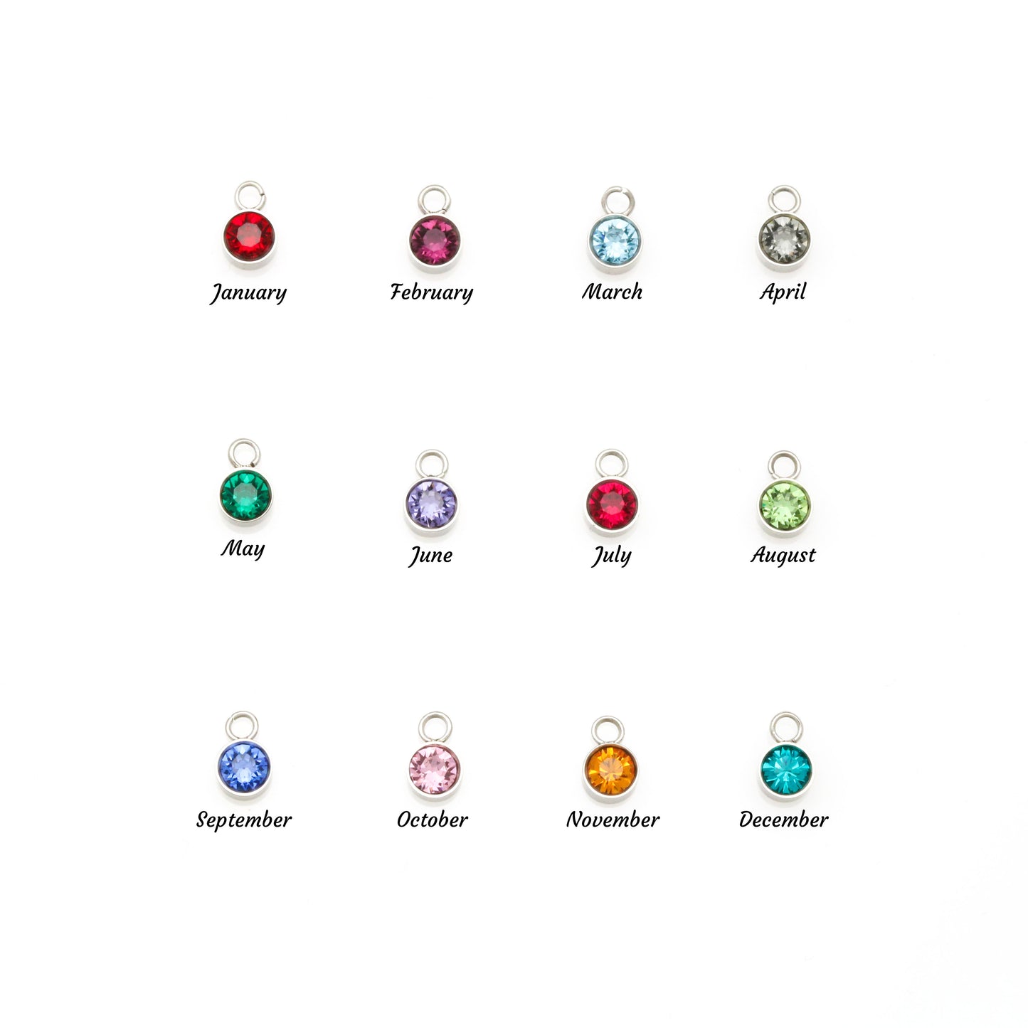 Custom Grandma Name necklace with birthstone, personalized gift from grandkids.