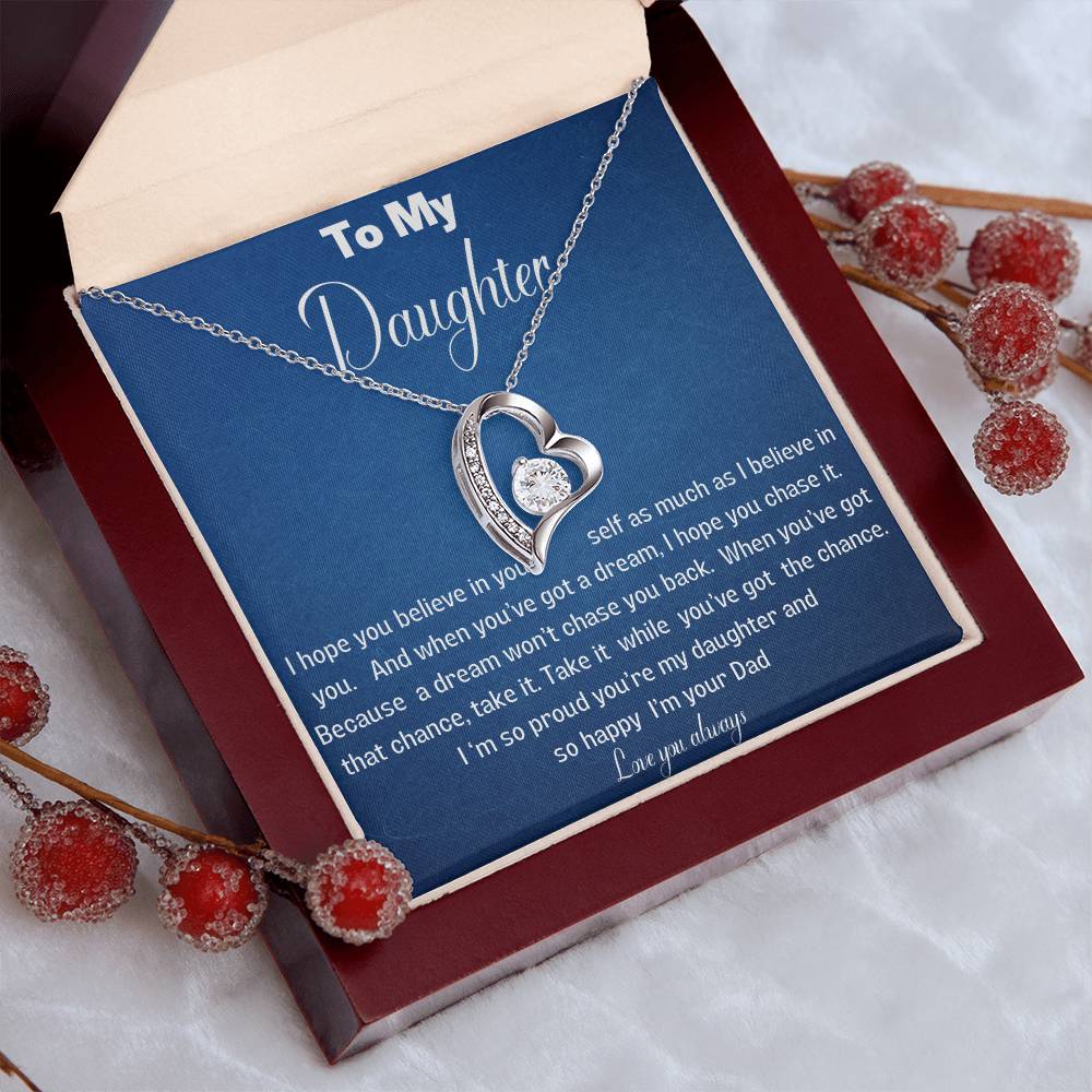 Beautiful solitaire heart necklace for your daughter