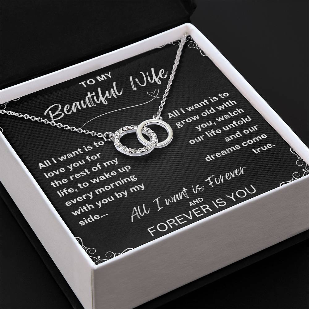 Stunning Circles of Love Necklace for Your Beautiful Wife 💖