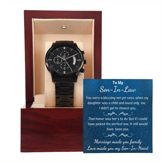 Stunning Chronograph Watch for your Son-In-Law