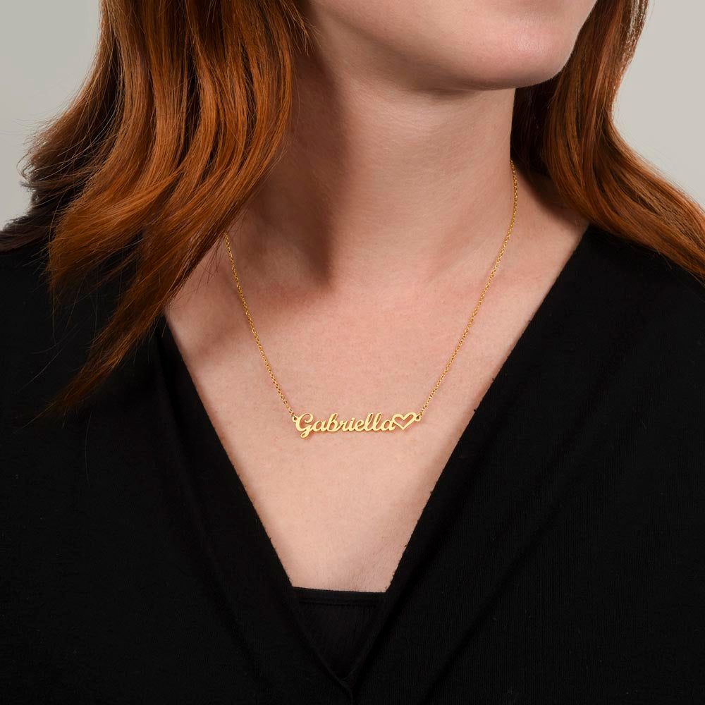 Heart Name Necklace for your Amazing Daughter