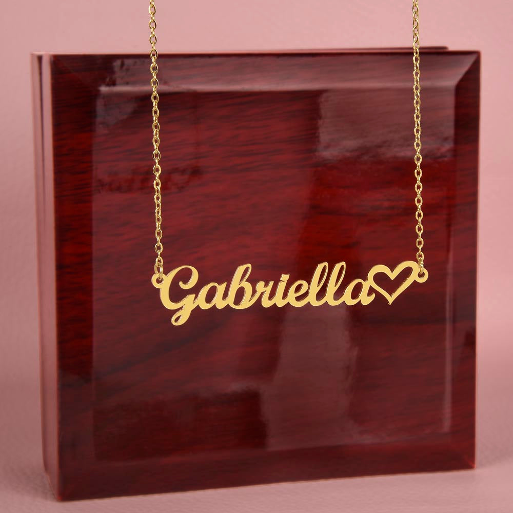 Heart Name Necklace for your Amazing Daughter